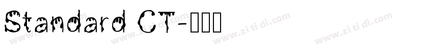 Standard CT字体转换